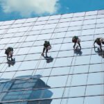 abseiling window cleaning